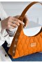 Women's Orange Hand and Shoulder Bag - 4