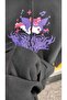 Harujuku Gothic Kuromi Black Hooded Sweetshirt - 4