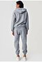Women's Charmed Gray Three Thread Tracksuit Set - 2