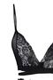 Black Lace Rope Strap Binding Detailed Unwired Cupless Knitted Lingerie Set Thmaw22Au0202 - 6