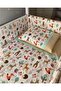 Cute Forest Pattern Combination 120x200 Baby Montessori Bedding Set and Edge Protection Set - 2