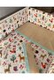 Cute Forest Pattern Combination 120x200 Baby Montessori Bedding Set and Edge Protection Set - 3