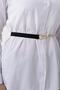 Thin Elastic Women's Belt with Chain, Coat Belt, Shirt Belt, Dress Belt