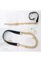 Thin Elastic Women's Belt with Chain, Coat Belt, Shirt Belt, Dress Belt - 6
