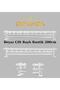 White Wooden Headed Aluminum Pipe Rustic Curtain Hanger Double Rail 200 Cm