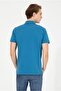 Men's Petrol Polo Neck T-shirt - 5