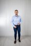 قميص Ccs Frank So Slim Fit باللون الأزرق