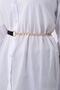 Thin Elastic Women's Belt with Chain, Coat Belt, Shirt Belt, Dress Belt - 3