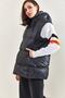 Women's Black Hooded Inflatable Vest 40071028 - 3