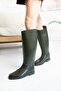 Women's Rain Boots Waterproof Khaki Color - 3
