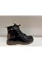 Children's Faux Leather Boots Black - 3