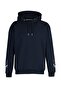 Navy Blue Oversize/Loose Fit Sweatshirt with Text Print, Fleece Lined/Warm Flowing Design TMNAW23SW00024 - 6