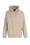Beige Oversize/Wide Cut Hooded Fleece/Warm Sweatshirt Tmnaw23Sw00192 - 7