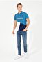Men's Petrol Polo Neck T-shirt - 3