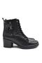 Venus Women's Heeled Leather Boots Black 1950920k - 2