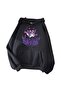 Harujuku Gothic Kuromi Black Hooded Sweetshirt - 3