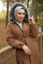 4601 Jacket with Fleece Inside Rainproof - Tan - 3