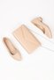 Women's 3 Cm Stiletto Shoes Bag Set