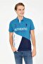 Men's Petrol Polo Neck T-shirt - 4