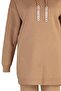 Camel İpleri Zincir Detaylı Kazak-Pantolon Triko Takım TCTAW23US00117 - 7