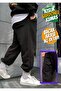 Black Plus Size Tracksuit with Elastic Bottom Leg, Oversize Black Tracksuit, Winter Oversize, Loose Tracksuit