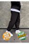 Black Plus Size Tracksuit with Elastic Bottom Leg, Oversize Black Tracksuit, Winter Oversize, Loose Tracksuit - 6