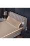 Silk Textured Cotton Satin Long Pillowcase 50X135Cm Beige Color Maternity Pillow Skin-Friendly Support Cover - 2