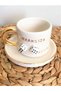 24 Carat Gold Embroidered, 100% Handmade, Father's Day Gift Mug 160 Ml