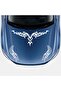 Auto Car Hood Sticker Decal - Aura- White