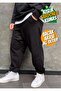 Black Plus Size Tracksuit with Elastic Bottom Leg, Oversize Black Tracksuit, Winter Oversize, Loose Tracksuit - 8
