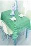 New Year's Elegant Plaid Pattern Green Tablecloth Options (Width X Length)