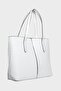 Women's Crocodile Pattern 2-Handle Zippered Large Size School Bag, Shoulder Bag, Handbag, Laptop Bag - 3