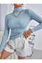 Ribbed Turtleneck Sweater - Raster - 3
