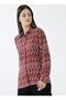 Shirt Collar Red Women's Shirt Carta