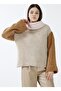 Turtleneck Gray Women's Sweater Rc-molı