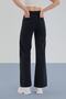 Leonardid 90's Black Palazzo Jean Women's Power Lycra Women's High Waist Retractor - 3