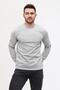 Crew Neck Gray 20/10 Two Thread Winter Work Sweatshirt