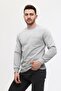 Crew Neck Gray 20/10 Two Thread Winter Work Sweatshirt - 3