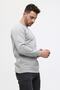 Crew Neck Gray 20/10 Two Thread Winter Work Sweatshirt - 6