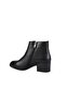 87503 Genuine Leather Black Women's Boots - 4