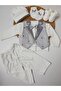 0 6 Months Newborn 100% Cotton 6-Piece Special Day Mevlüt Circumcision Set with Vest