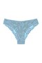 Blue Cotton Lace Back Women's Panties - 2