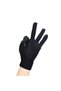 White and Black Color Waiter Marching Band Ceremony Pandomim Show Merasim Gloves 2 Pairs - 3