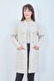 Mother Knitwear Pocketed Button Detailed Cream Long Cardigan - 2