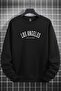 Unisex Women's Men's Los Angeles Supply Printed Crew Neck Sweatshirt
