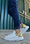 Rm259 Bt Men's Shoes White/gold - 2