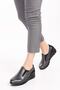 Genuine Leather Anatomical Sole Comfortable Shoes Esfa.4052 - Anthracite - 38 - 2