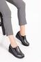 Genuine Leather Anatomical Sole Comfortable Shoes Esfa.4052 - Anthracite - 38 - 3