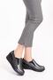 Genuine Leather Anatomical Sole Comfortable Shoes Esfa.4052 - Anthracite - 38 - 6