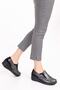 Genuine Leather Anatomical Sole Comfortable Shoes Esfa.4052 - Anthracite - 38 - 7